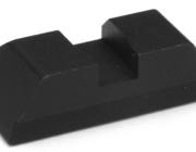Blacked-Out Rear Sight